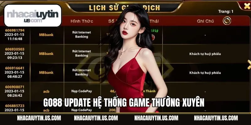 Go88 update hệ thống game thường xuyên 