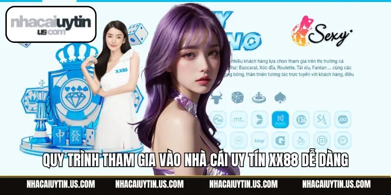 Quy trình tham gia vào nhà cái uy tín XX88 dễ dàng