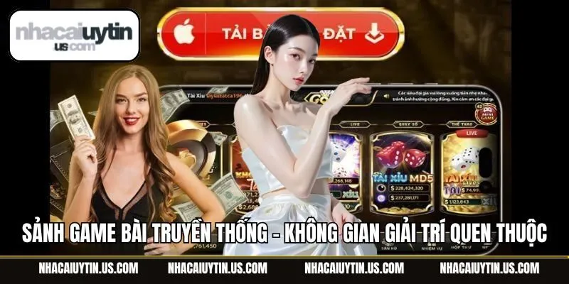 Sảnh game bài truyền thống – Không gian giải trí quen thuộc