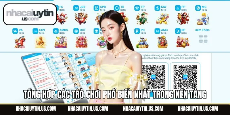 Tổng hợp các trò chơi phổ biến nhất trong nền tảng