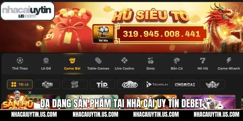 Điểm qua về kho game đặc sắc tại nhà cái